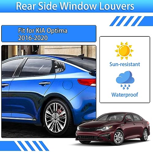 Kia K5 Optima 2016-2020 Carbon Fiber Side Louvers