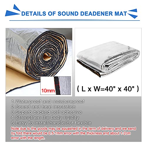 Car Fender Engine Heat Insulation Sound Deadener Mat