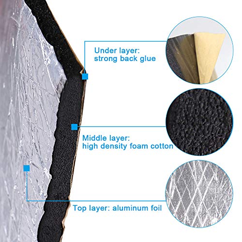 Car Fender Engine Heat Insulation Sound Deadener Mat