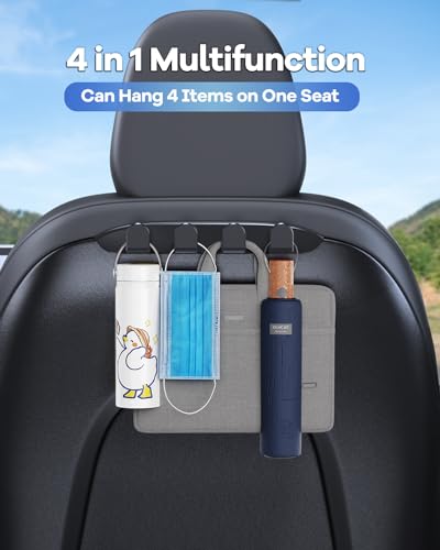 Tesla Model Y Model 3 Car Seat Hooks Organizer