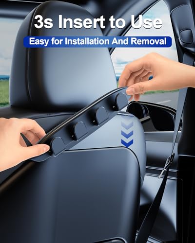 Tesla Model Y Model 3 Car Seat Hooks Organizer