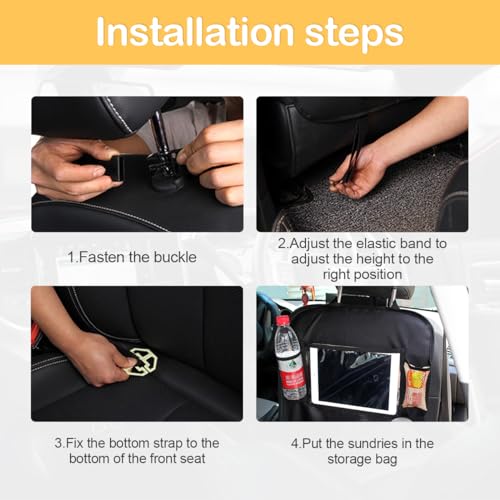 Osilly Car Seat Organizer with Tablet Holder & Pockets