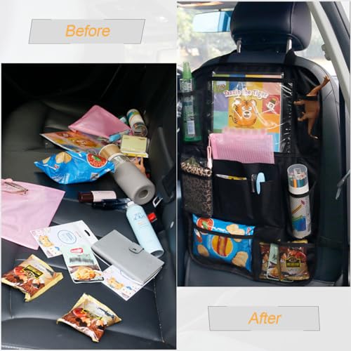 Osilly Car Seat Organizer with Tablet Holder & Pockets