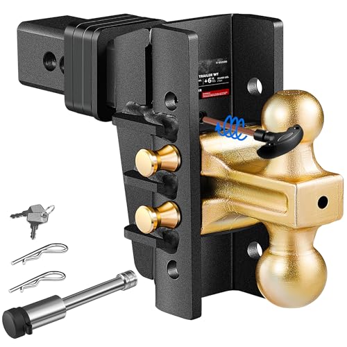 XPE 6" Adjustable Drop Hitch for Heavy Duty Truck