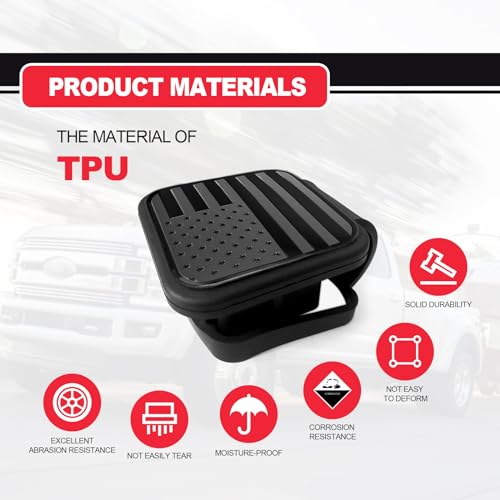 Black Trailer Hitch Cover for 2 Inch Receivers