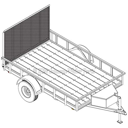 Utility Trailer Plans - 3,500 lb Capacity | Blueprints