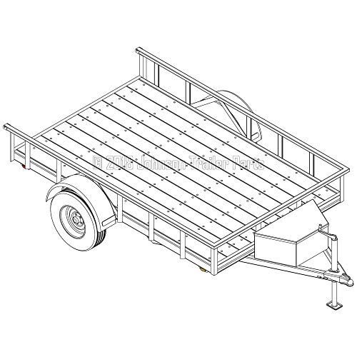 Utility Trailer Plans - 3,500 lb Capacity | Blueprints