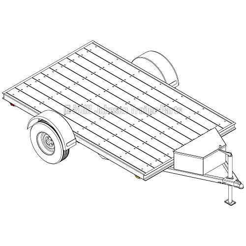 Utility Trailer Plans - 3,500 lb Capacity | Blueprints
