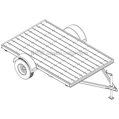 Utility Trailer Plans - 3,500 lb Capacity | Blueprints