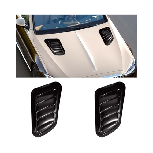 2PCS Car Hood Air Vent Cover, Universal Automotive Bonnet Air Vents
