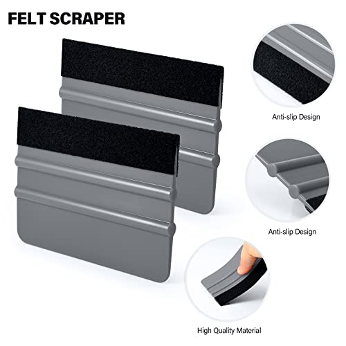 Car Vinyl Wrap Tool Kit with Utility Knife & Cutter