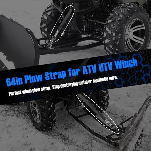 64" Heavy Duty Plow Strap for ATV UTV