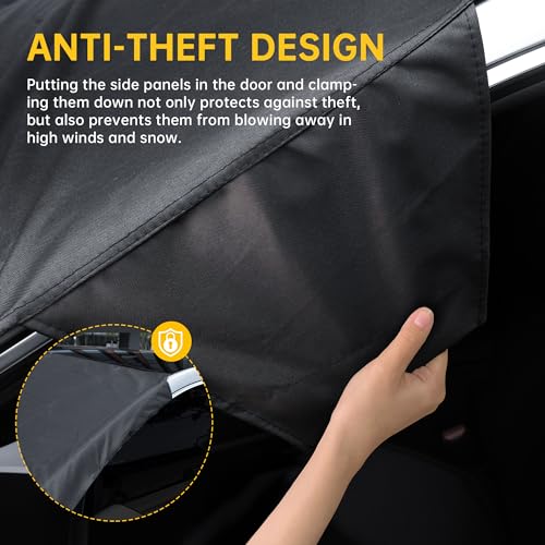 Extra Large Windshield Cover, Premium Oxford Material