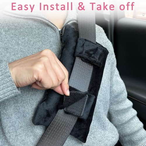 Mastectomy Recovery Support Seat Belt Pillow - Black