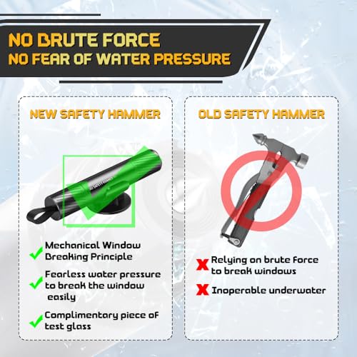 Car Safety Hammer Seatbelt Cutter for Men and Women