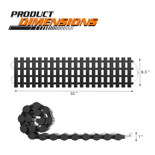 Snow Tire Traction Mats for Car in Mud/Ice/Snow