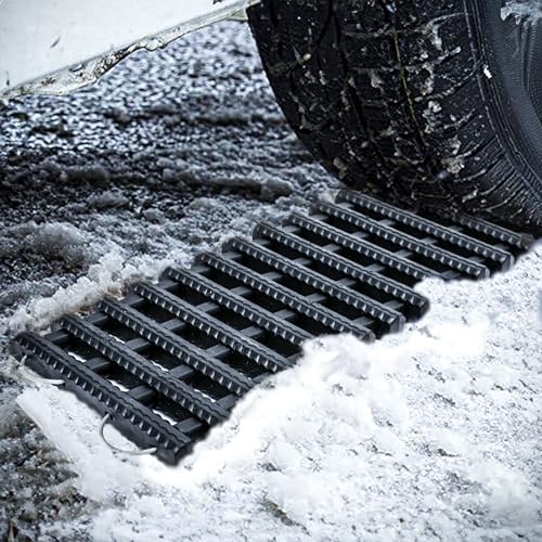 Snow Tire Traction Mats for Car in Mud/Ice/Snow