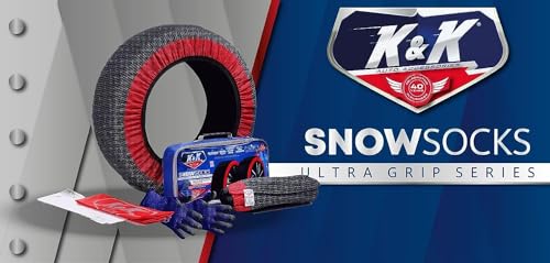 K&K Automotive Snow Socks - Ultimate Grip for Tires