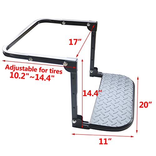 Universal Tire Step for Trucks/SUV, Adjustable Size