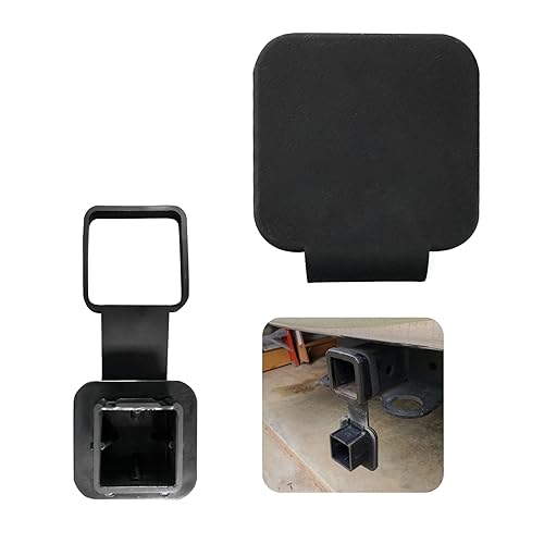 Ziciner Car Trailer Hitch Cover, Black Buckle Design