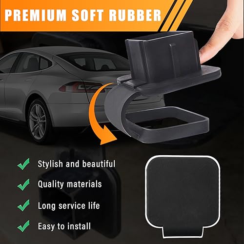 Ziciner Car Trailer Hitch Cover, Black Buckle Design