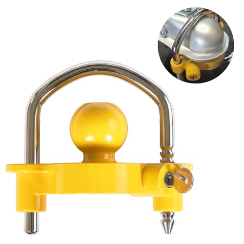 Adjustable Trailer Hitch Lock with Heavy Duty Steel