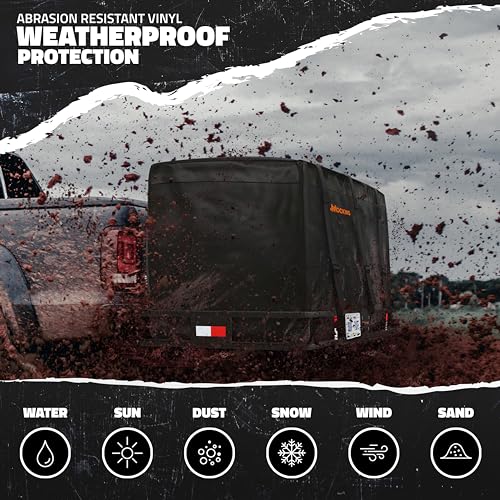 Mockins XXL Folding Trailer Hitch Cargo Carrier Kit