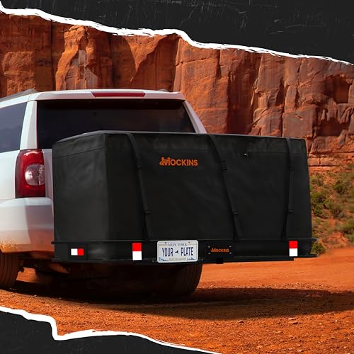 Mockins XXL Folding Trailer Hitch Cargo Carrier Kit