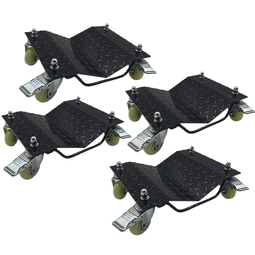 4 Heavy Duty Wheel Dolly Tire Stakes Set