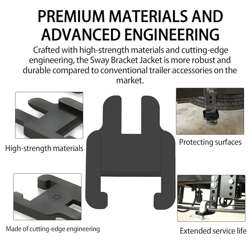 Sway Bracket Jacket for Weight Distribution Hitch - 2-Pack