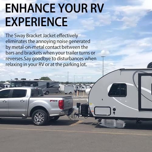 Sway Bracket Jacket for Weight Distribution Hitch - 2-Pack