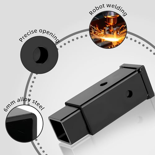 Trailer Hitch Adapter Reducer Sleeves Set, 3-2-1/2-Inch