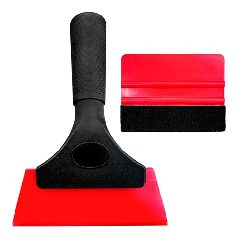 Professional Car Window Tint Kit with Squeegee (Red)