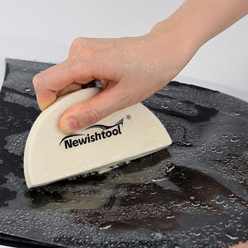 Wool Felt Squeegee Set for Car Window Tint