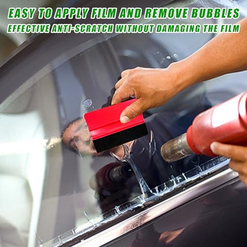Professional Car Window Tint Kit with Squeegee (Red)