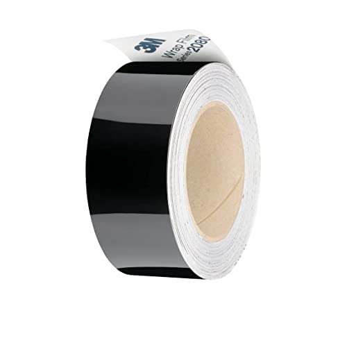3M Black Gloss Vinyl Wrap Film Kit (2"x25')