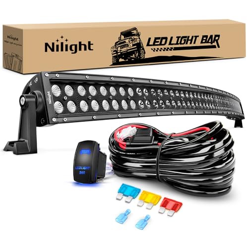 Nilight 50" Curved LED Off Road Driving Light Kit