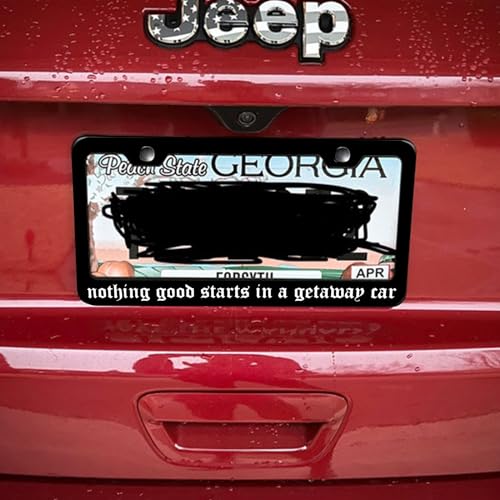 2 Pack Stainless Steel License Plate Frames