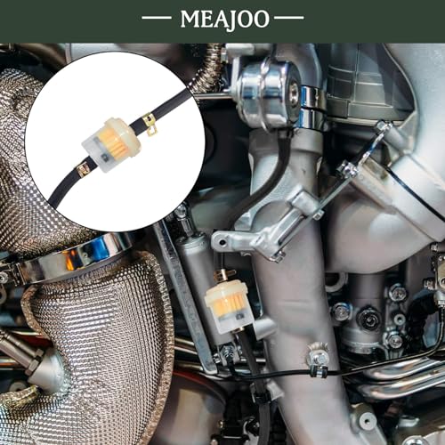 MEAJOO 6PCS 1/4" Gas Inline Fuel Filter Kit