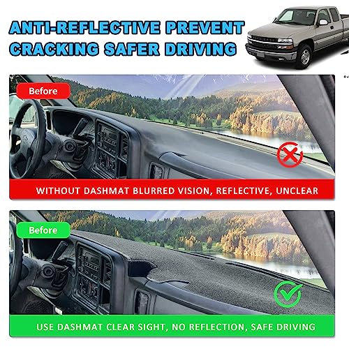 Dash Cover for 1999-2006 Chevy Silverado, GMC Sierra