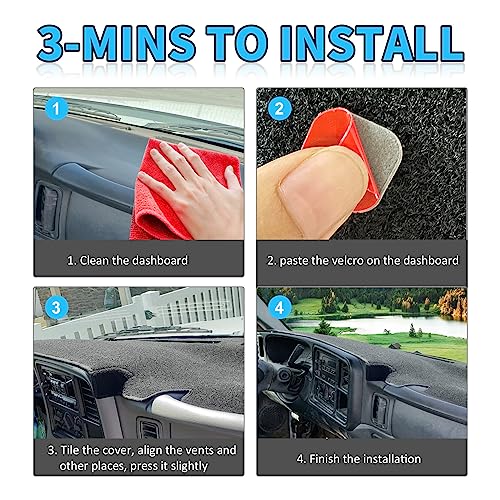 Dash Cover for 1999-2006 Chevy Silverado, GMC Sierra