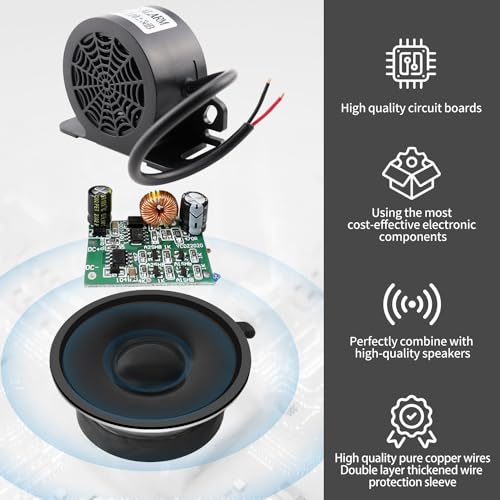 110dB Waterproof Backup Alarm for Truck & Heavy Vehicles