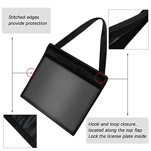 Car License Plate Holder with Hanging Strap Kit