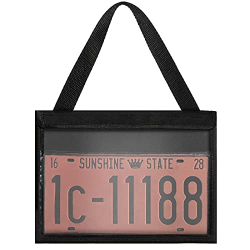 Car License Plate Holder with Hanging Strap Kit
