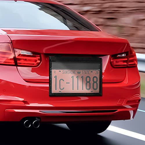 Car License Plate Holder with Hanging Strap Kit