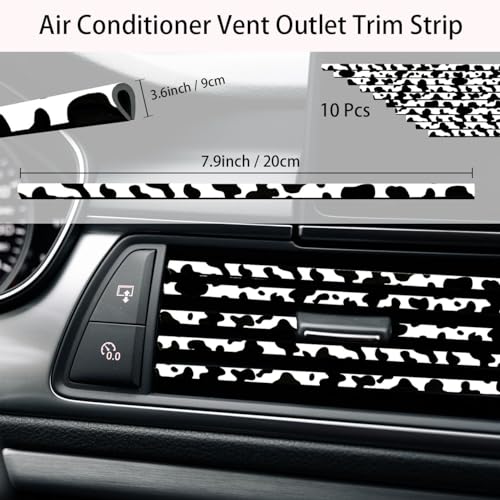 Cow Print License Plate Cover Set for All Vehicles