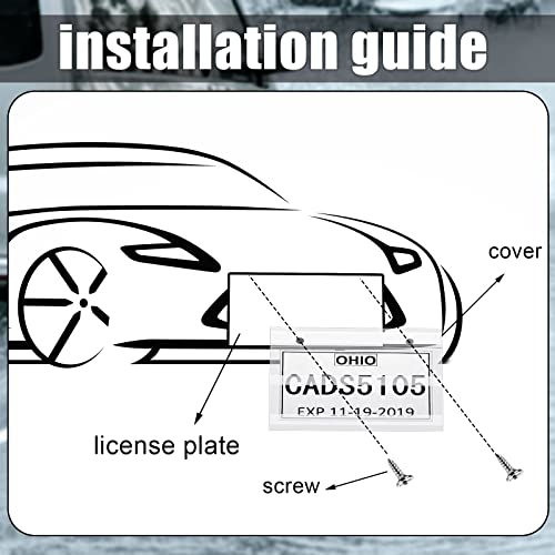 License Plate Plastic Bags with Adhesive, 100 Pieces