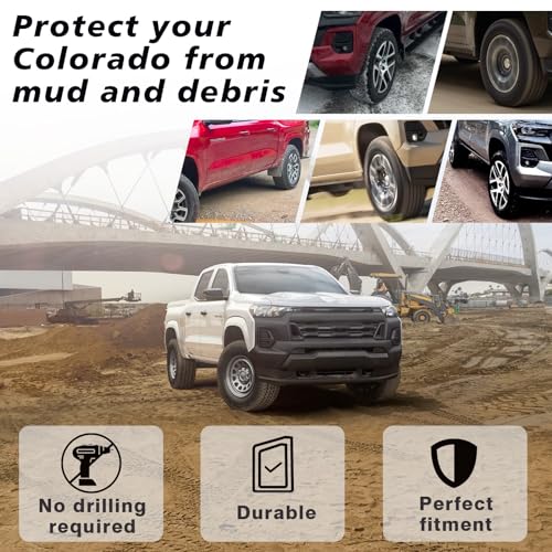 2023 Colorado Mud Flaps Front & Rear Guards