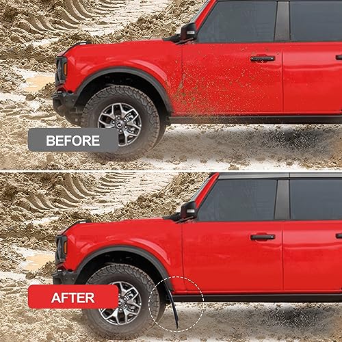 Ford Bronco 2021-2023 Mud Flaps Front Rear 4PCS