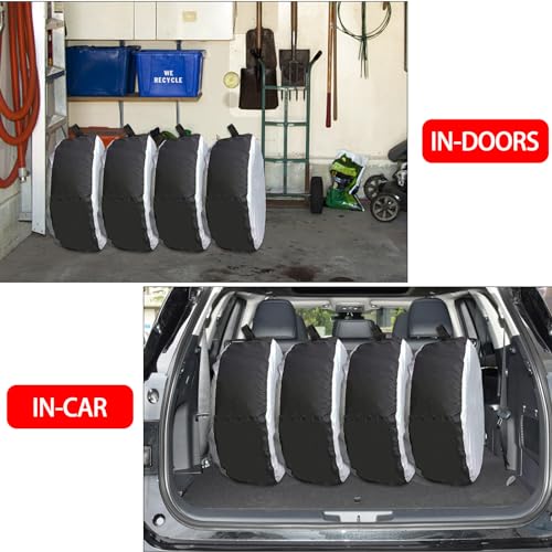 LANZMYAN Portable Spare Tire Cover, Wheel Protector